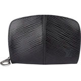 Louis Vuitton Noir Epi Leather Demi Lune Coin Wallet