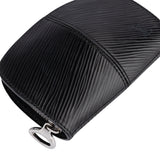 Louis Vuitton Noir Epi Leather Demi Lune Coin Wallet