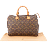 Louis Vuitton Canvas Monogram Speedy 30 Handbag