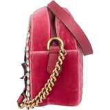 Gucci Pink Satin Limited Taiwan GG Marmont Crossbody Bag