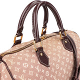 Louis Vuitton Mini Lin Monogram Speedy 30 Bandouliere