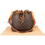 Louis Vuitton Canvas Monogram Sac Noe Petit Shoulder Bag