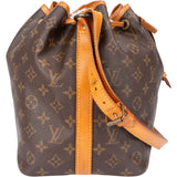 Louis Vuitton Canvas Monogram Sac Noe Petit Shoulder Bag