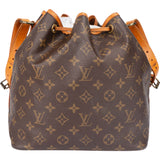 Louis Vuitton Canvas Monogram Sac Noe Petit Shoulder Bag