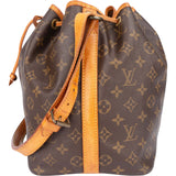 Louis Vuitton Canvas Monogram Sac Noe Petit Shoulder Bag