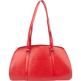 Louis Vuitton Rouge Epi Leather Solferino GM Shoulder Bag