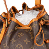 Louis Vuitton Canvas Monogram Sac Noe Petit Shoulder Bag