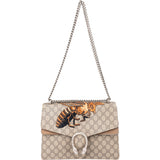 Gucci GG Monogram Bee Dionysus Shoulder Bag