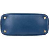 Prada Bleu Saffiano Leather Galleria Handbag