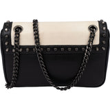 Prada Bicolor Leather Glace Crossbody Bag