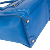 Céline Blue Leather Luggage Handbag