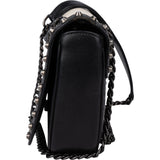 Prada Bicolor Leather Glace Crossbody Bag