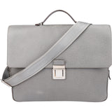 Louis Vuitton Grey Taiga Leather Vassili PM Business Handbag