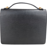 Louis Vuitton Noir Epi Leather Monceau Handbag