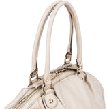 Gucci White Leather Sukey Handbag