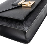 Louis Vuitton Noir Epi Leather Monceau Handbag