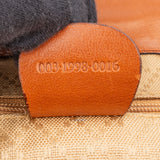 Gucci Brown Leather Bamboo Backpack