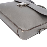Louis Vuitton Grey Taiga Leather Vassili PM Business Handbag