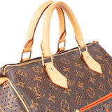 Louis Vuitton Perforated Canvas Monogram Speedy 30 Handbag