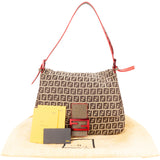 Fendi FF Monogram Baguette Forever Mamma Handbag