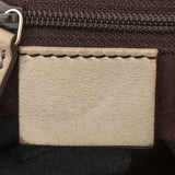 Gucci White Leather Sukey Handbag