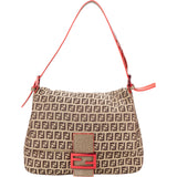 Fendi FF Monogram Baguette Forever Mamma Handbag