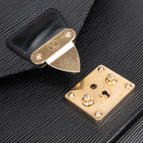 Louis Vuitton Noir Epi Leather Monceau Handbag