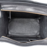 Céline Bicolor Leather Luggage Handbag