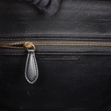 Céline Bicolor Leather Luggage Handbag