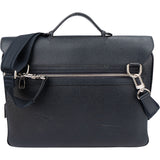 Louis Vuitton Bleu Taiga Leather Vassili PM Business Handbag