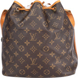 Louis Vuitton Canvas Monogram Sac Noe Petit Shoulder Bag