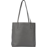 Prada Grey Saffiano Cuir Leather Shoulder Bag