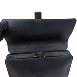 Louis Vuitton Bleu Taiga Leather Vassili PM Business Handbag