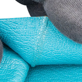 Hermès Blue Leather Bearn Soufflet Compact Bifold Wallet