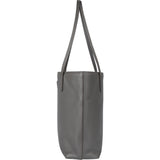 Prada Grey Saffiano Cuir Leather Shoulder Bag