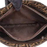 Fendi FF Monogram Baguette Buckle Shoulder Bag
