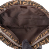 Fendi FF Monogram Baguette Buckle Shoulder Bag
