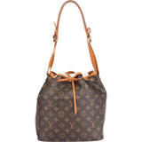 Louis Vuitton Canvas Monogram Sac Noe Petit Shoulder Bag