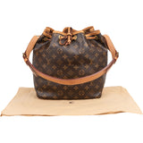 Louis Vuitton Canvas Monogram Sac Noe Petit Shoulder Bag