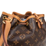 Louis Vuitton Canvas Monogram Sac Noe Petit Shoulder Bag