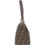 Fendi FF Monogram Baguette Buckle Shoulder Bag