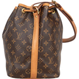 Louis Vuitton Canvas Monogram Sac Noe Petit Shoulder Bag