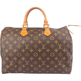 Louis Vuitton Canvas Monogram Speedy 35 Handbag