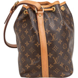 Louis Vuitton Canvas Monogram Sac Noe Petit Shoulder Bag