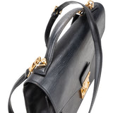 Louis Vuitton Noir Epi Leather Monceau Handbag