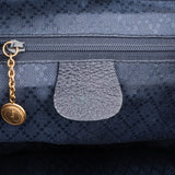 Gucci Black Suede Bamboo Backpack