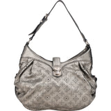 Louis Vuitton Silver Leather Monogram Mahina Crossbody Bag