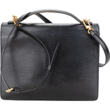 Louis Vuitton Noir Epi Leather Monceau Handbag