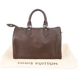 Louis Vuitton Brun Taiga Leather Speedy 25 Handbag