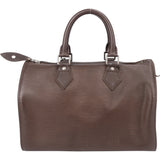 Louis Vuitton Brun Taiga Leather Speedy 25 Handbag